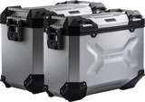 TRAX ADV Aluminum Case System - Silver - Ducati DesertX \'22-\'24 2022 - 2024