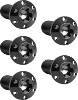 Bolt Kit - Holeshot/Brake Rotor/Rear - Hub Mount - Black - 3/8\"-16 x 1\" - 5 Pack