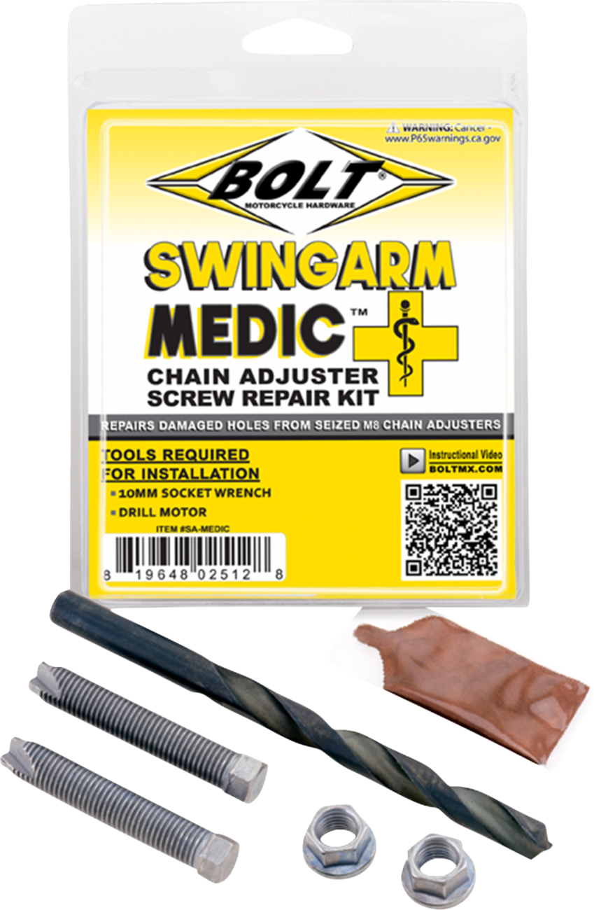 Swingarm Medic Chain Adjuster Kit - M8-1.25
