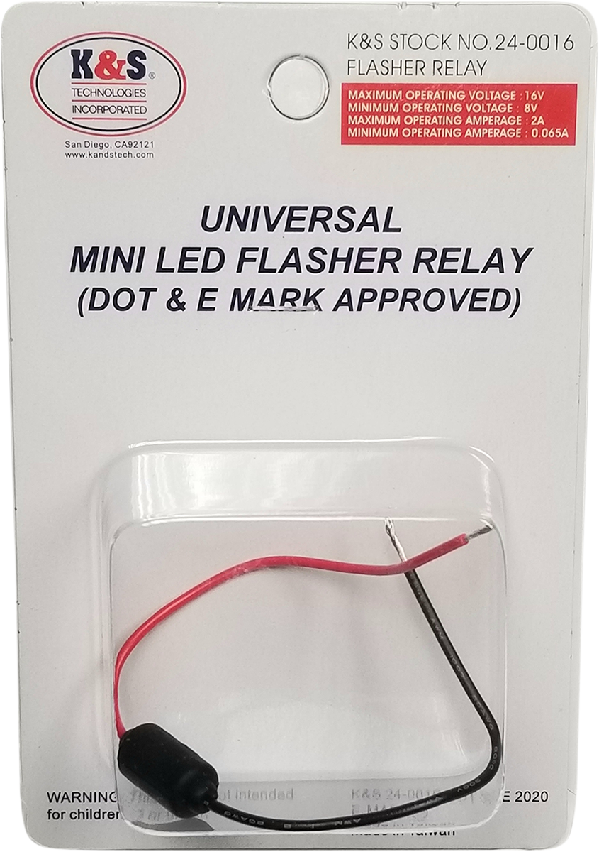 Mini Flasher Relay - Universal