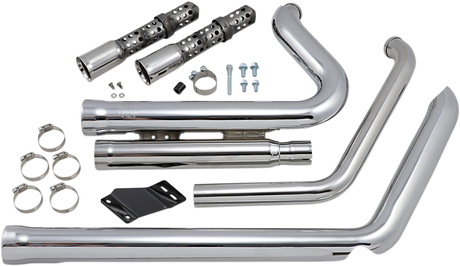 909 Exhaust - Chrome - \'12-\'17 Softail 2012 - 2017