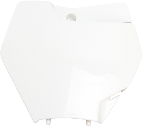 Front Number Plate - White 2016 - 2018