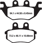 Sintered \"R\" Brake Pads 2015 - 2017