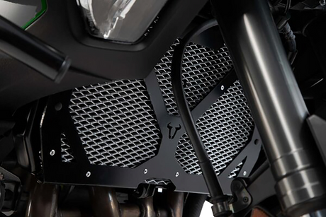 Radiator Guard - Black/Silver - Kawasaki 2018 - 2023