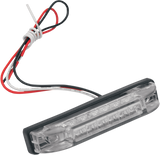 4\" Rectangle LED Light - Clear Lens - Red LED