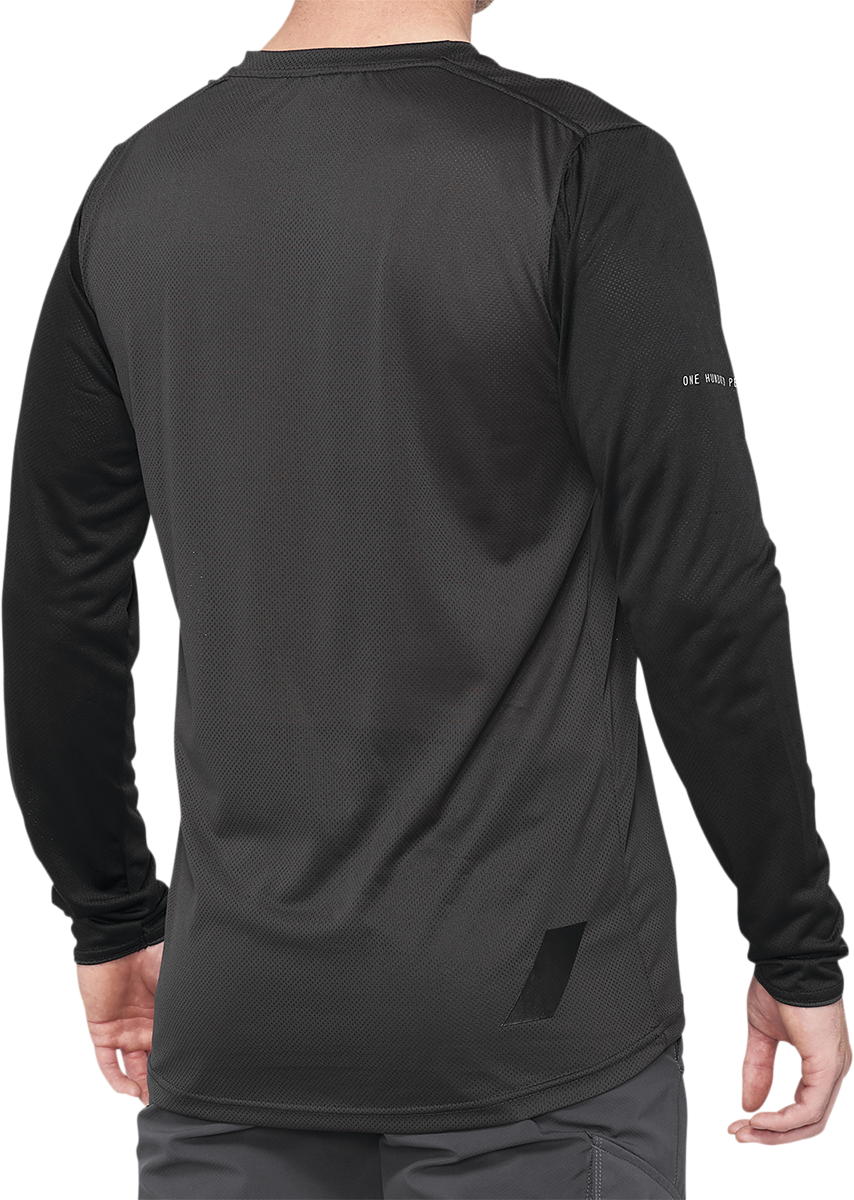 Ridecamp Jersey - Long-Sleeve - Black/Charcoal - Large