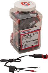 Permanent Power Lead with Battery/Charge Status - Jar of 20