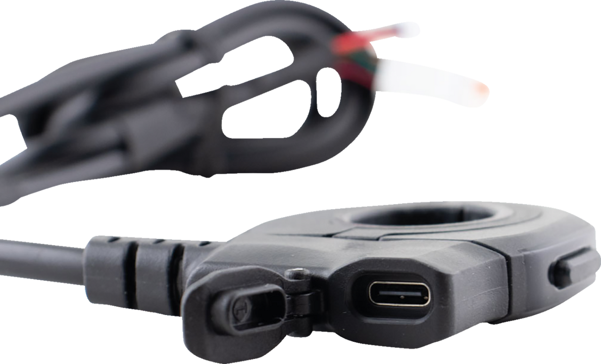 Heated Grip Thumb Switch - USB-C Charger - Black