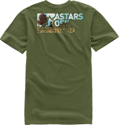 Painted T-Shirt - Military Green - 2XL