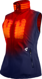 Women\'s 7V Torrid Softshell Heated Vest 2.0 - Navy - XS