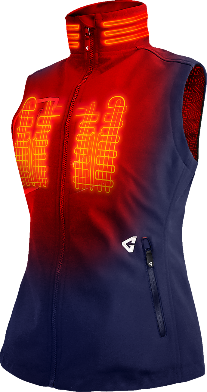 Women\'s 7V Torrid Softshell Heated Vest 2.0 - Navy - Large