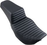Step-Up Seat - Front Tuck-n-Roll - Black - FLHR/FLHX 1997 - 2007