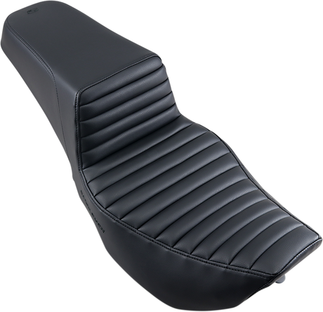 Step-Up Seat - Front Tuck-n-Roll - Black - FLHR/FLHX 1997 - 2007