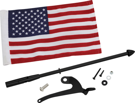 Folding Flag Pole - Right - Black - Can-Am RT/F3 2017 - 2024