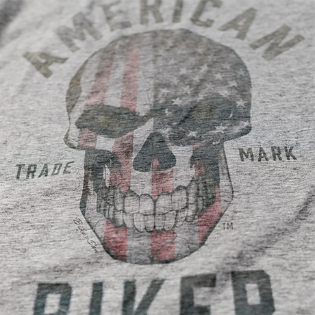 Biker Sam Active T-Shirt - Red/White/Blue - Large