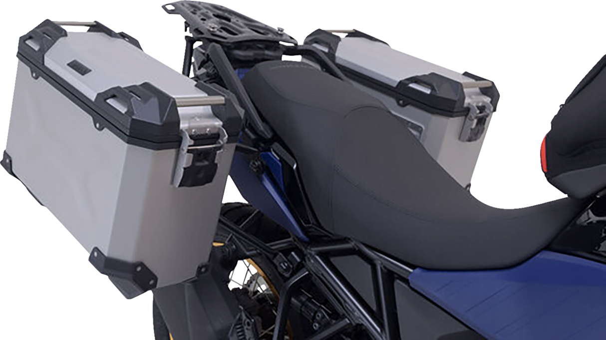 TRAX ADV Aluminum Case System - Silver - Suzuki V-Strom 800 \'23-\'24 2023 - 2024