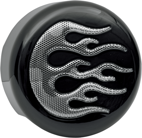 Horn Cover - Black with Chrome Flame 1991 - 2024