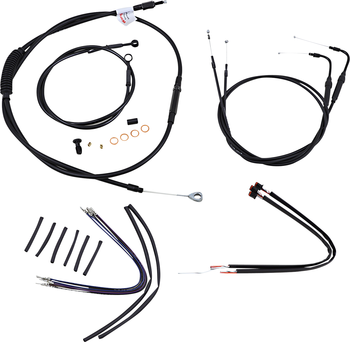 Control Kit - 16\" Ape Hanger Handlebars - ABS 2011 - 2015