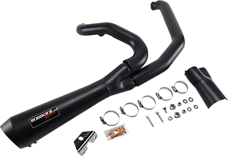 Short 2:1 Exhaust for FL - Black 2017 - 2020