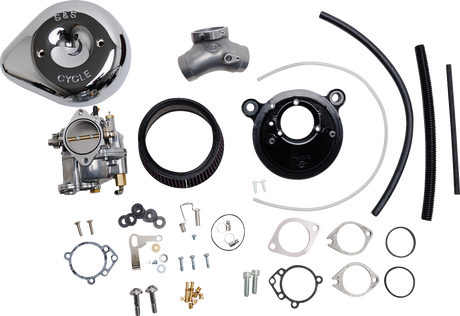 Super E Carburetor with Stealth Air Cleaner Kit - Chrome - Twin Cam 2006 - 2006
