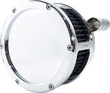 BA Air Cleaner Kit - Chrome with Black Filter - \'08-\'17 Dyna/Softail/Touring 2008 - 2017