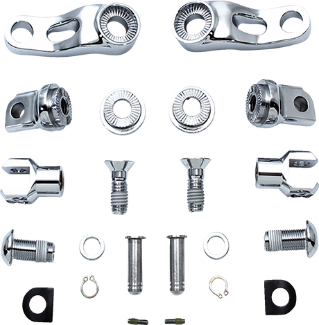 Passenger Peg Mount - Adjustable - Chrome