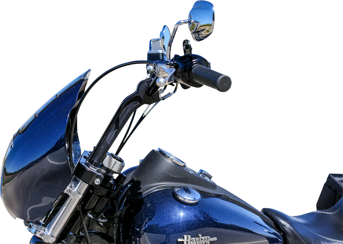 Risers - Pull Back - 9-1/2\" - Black