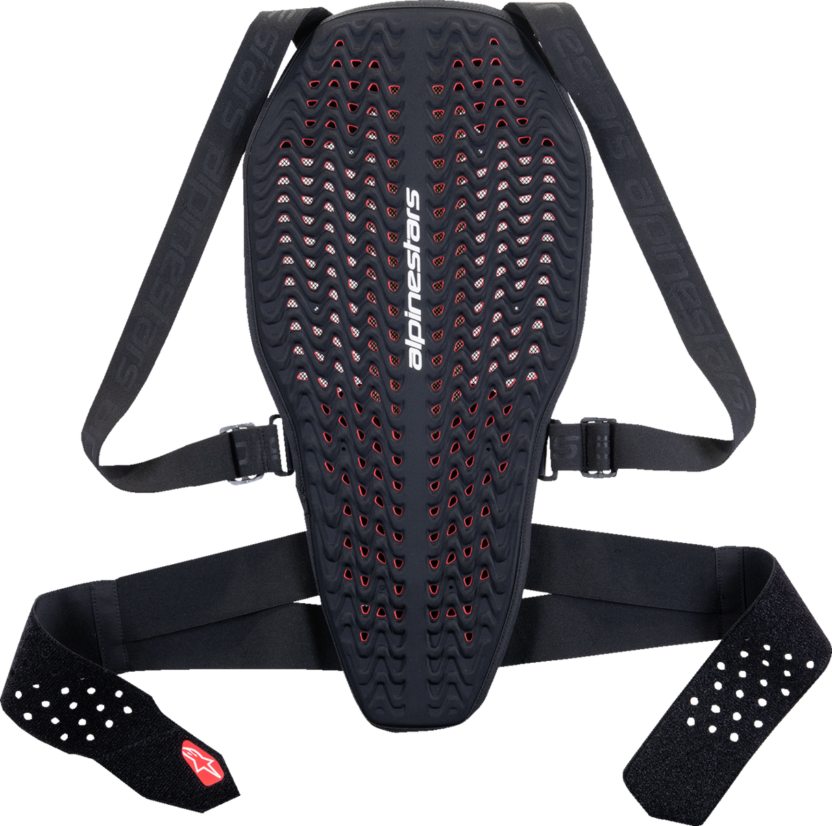 Nucleon Plasma Back Protector - Black/White/Red - Small