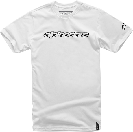 Wordmark T-Shirt - White/Black - 2XL