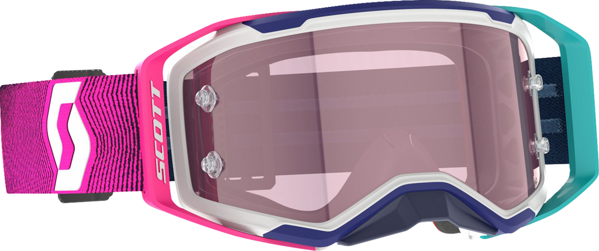 Prospect 2.0 AMP Goggle - Stealth Blue/Radiant Pink - Rose Lens