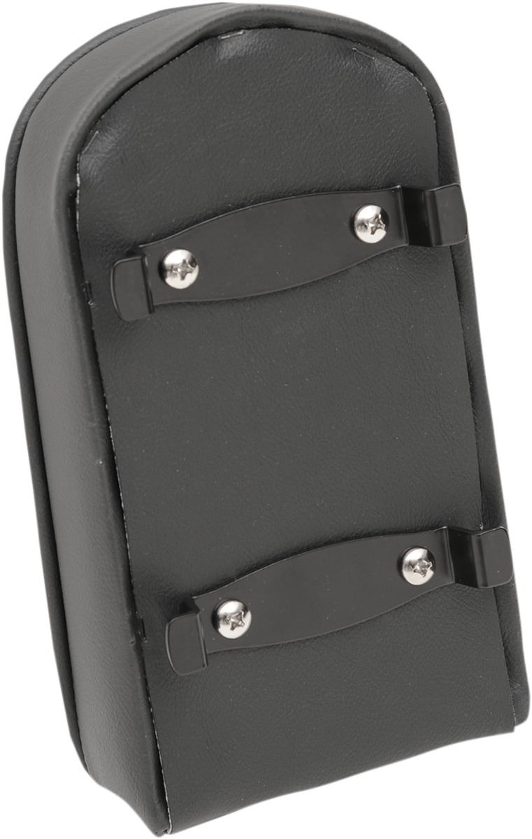 Sissy Bar Pad - Tall - Pillow W/Piping - Black