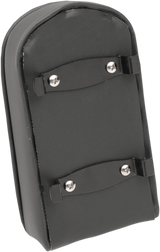 Sissy Bar Pad - Tall - Pillow W/Piping - Black