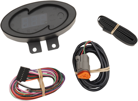 5000 Series Wave Speedometer - Black - 2\" H x 4.25\" W