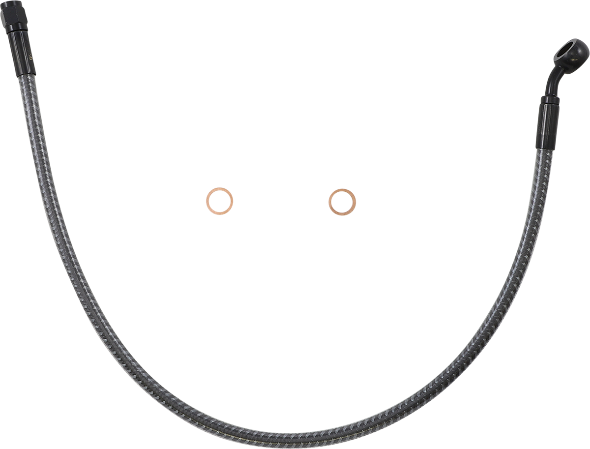 Brake Line - Front - 10 mm - 35° - 21\" - KARBONFIBR