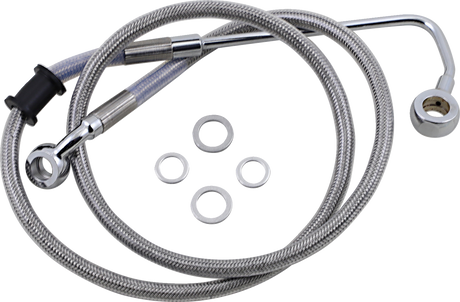 Brake Line - +6\" - Stainless Steel - \'15-\'17 Softail 2015 - 2017