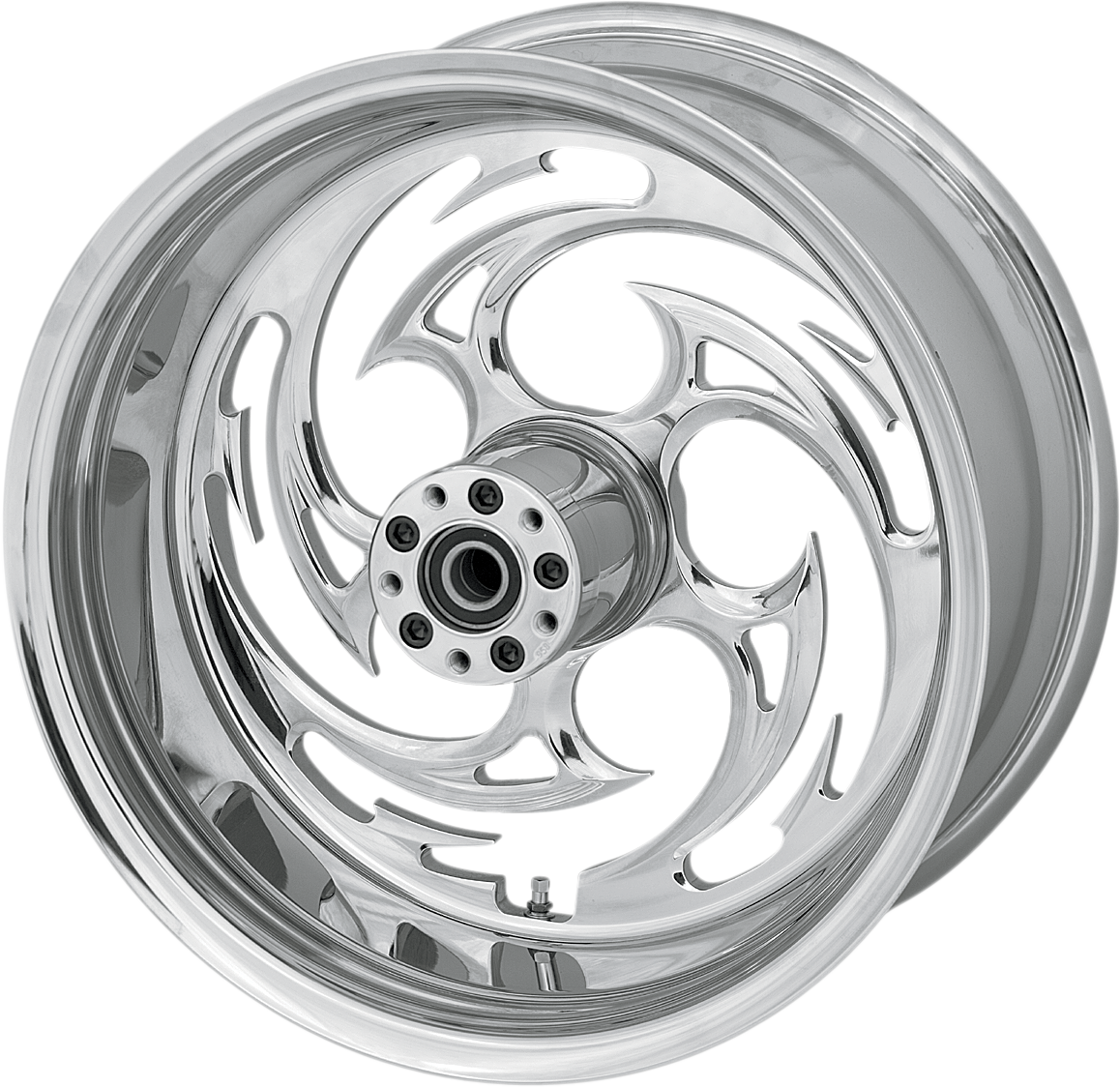 Wheel - Savage - Rear - Single Disc/with ABS - Chrome - 18x5.5 - \'09-\'23 FL 2009 - 2023