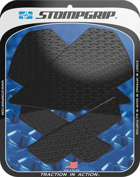 Traction Pad Tank Grips - Icon - Black - F 900 XR 2020 - 2025