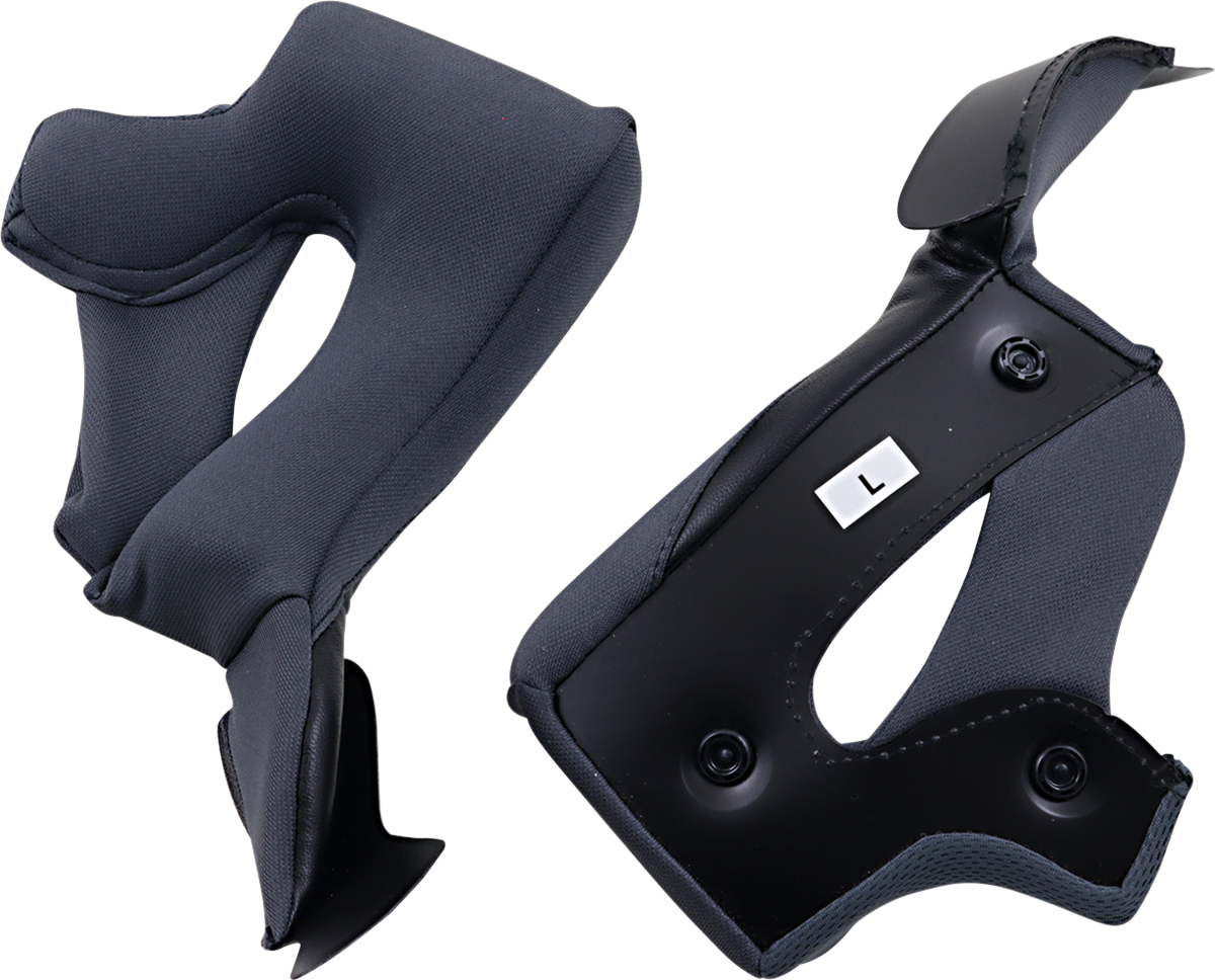 Warrant Cheek Pads - Black - Large