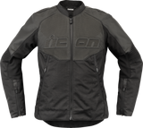 Women\'s Overlord3™ Leather Jacket - Black - 2XL