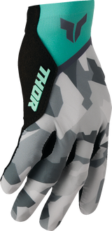 Women\'s SPORTMODE Shadow Gloves - Teal - Large