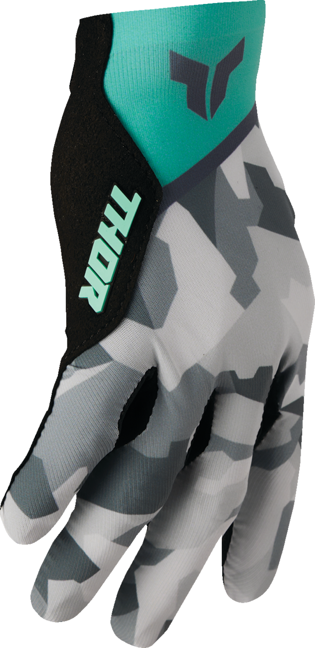 Women\'s SPORTMODE Shadow Gloves - Teal - Medium