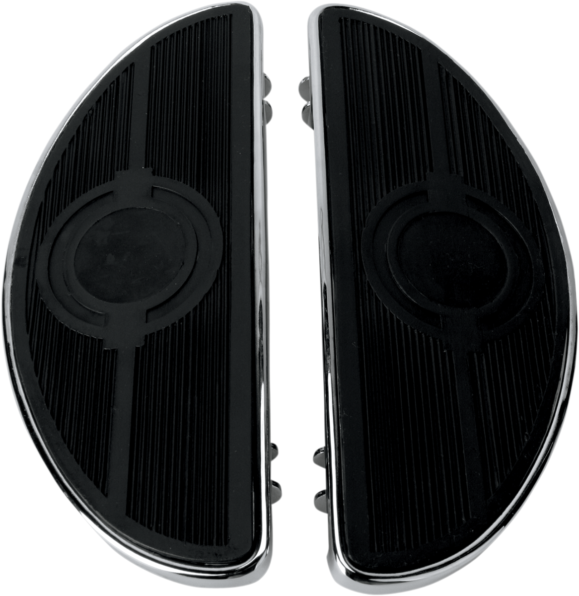 Half-Moon Floorboard - w/o Vibration Inserts - Chrome - FL 1980 - 2023