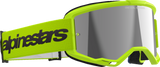 Vision 3 Goggle - Wordmark - Yellow Fluo - Silver Mirror Lens