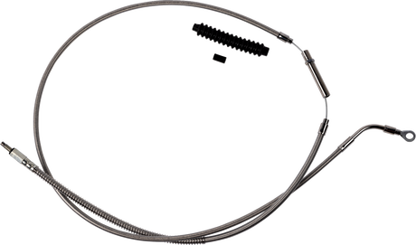 High-Efficiency Stainless Steel Clutch Cable for Harley-Davidson - +8\" - \'21-\'24 FLH 2021 - 2024