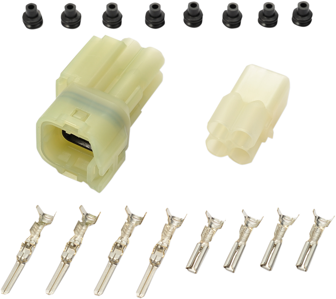 Multi-Conductor Electrical Connectors - Four-Pin - Water-Resistant
