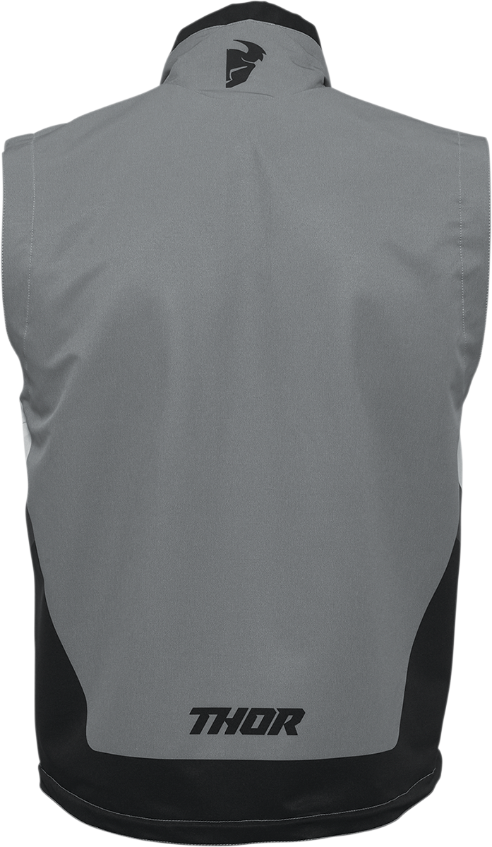 Warmup Vest - Gray/Black - Large