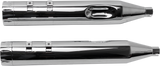 4-1/2\" MK45 Performance Mufflers - Chrome with Chrome Tracer 1995 - 2016