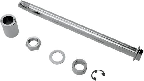 Axle Kit - Rear - Chrome - \'08-\'17 Softail 2008 - 2017