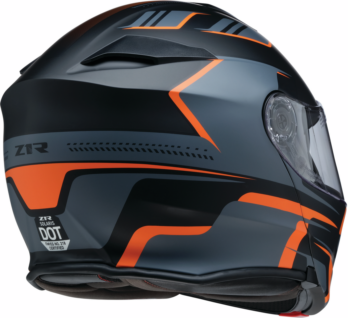 compact motorcycle helmet Solaris 2.0 Modular Helmet - Slater - Orange