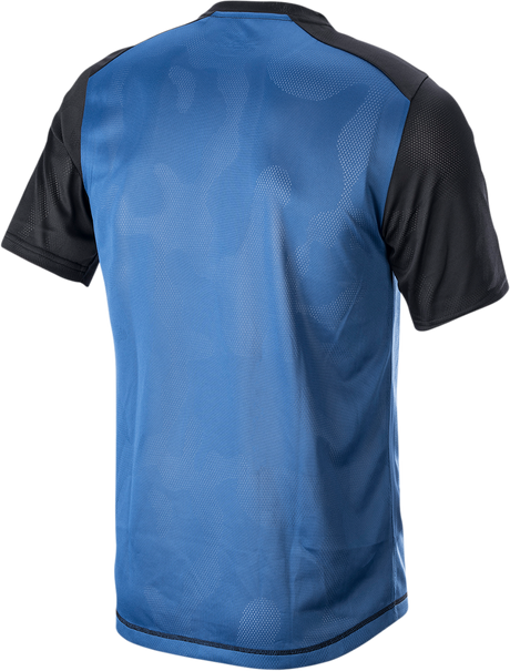 Alps 4.0 V2 Jersey - Short-Sleeve - Blue/Black/Silver - 2XL
